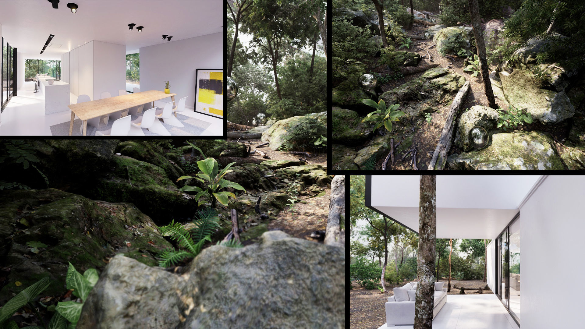 Realistic Tree and Forest Pack 02 Low-poly 3D model_3