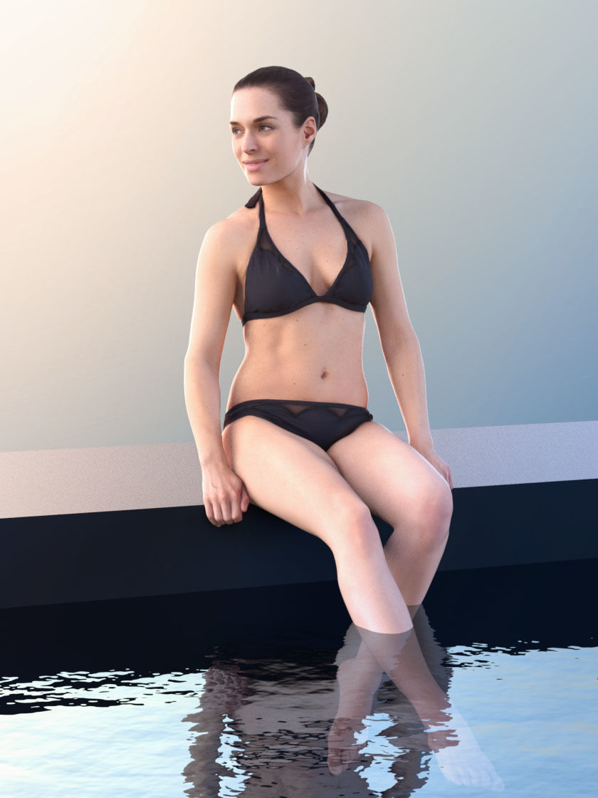 Juliette 10830 - Bikini Girl 3D model_2