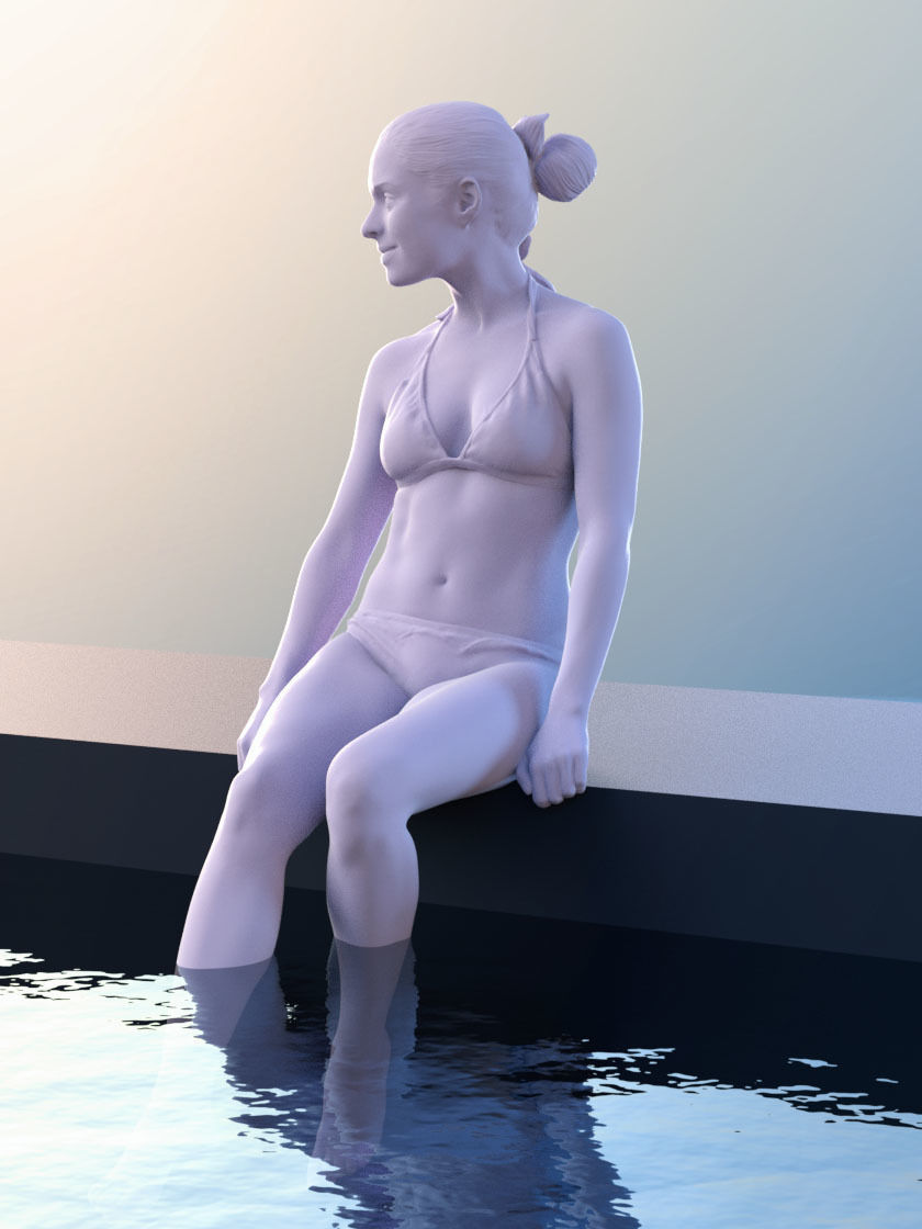 Juliette 10830 - Bikini Girl 3D model_5