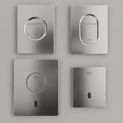 Grohe flush buttons 3D model