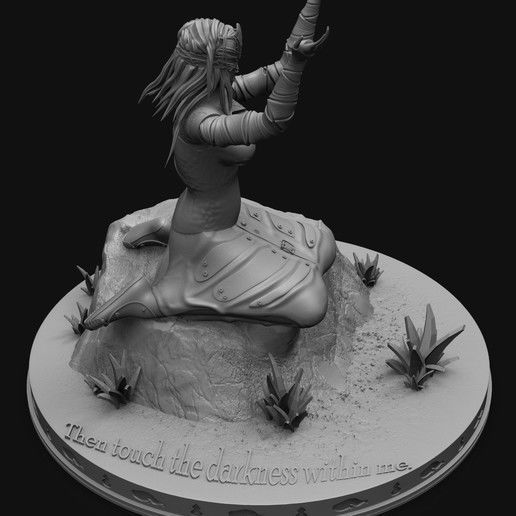 Fire Keeper x2 Dark Souls 3D print model_3