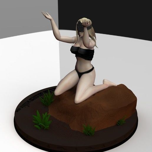 Fire Keeper x2 Dark Souls 3D print model_1