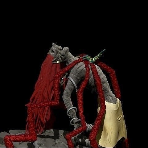 Ganon Dry Zelda Breath of the Wild II Fan Art Sculture  3D print model