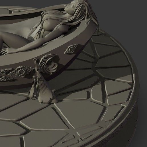 Elizabeth Bathory Miniature Bloody Countess 3D print model_1