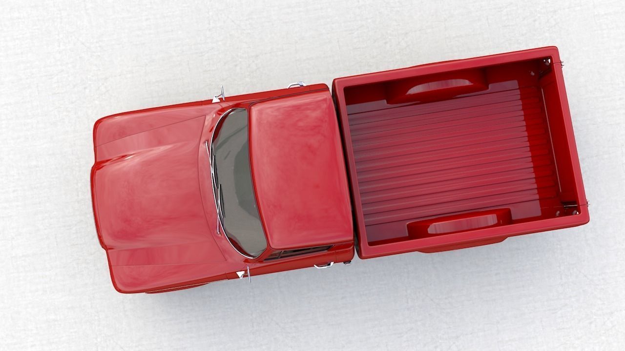 STUDEBAKER CHAMP 1964 3D model_13