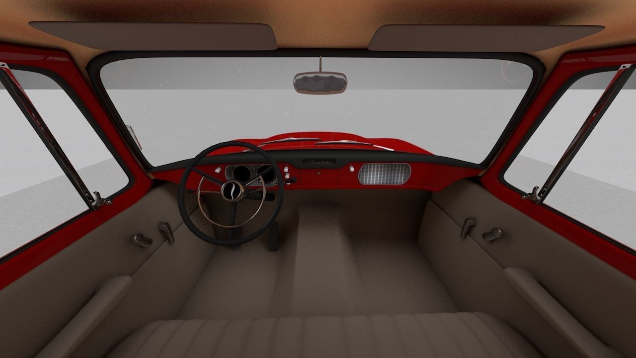 STUDEBAKER CHAMP 1964 3D model_20