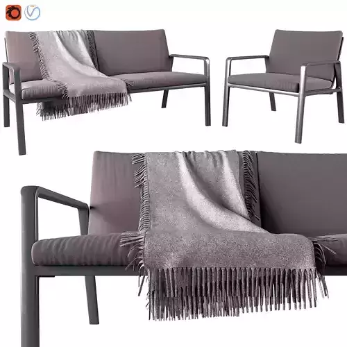 Park Life club armchair set by Jasper Morrison