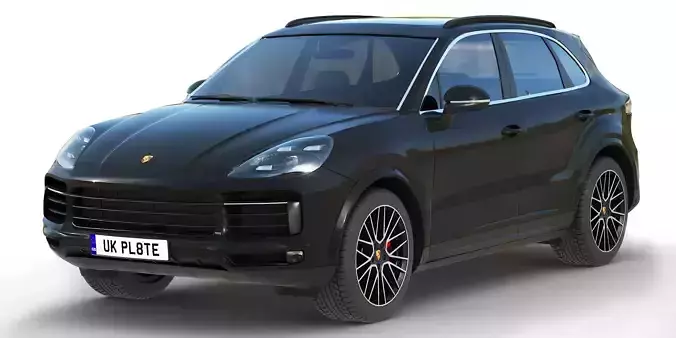 Porsche Cayenne S 2019 3D model
