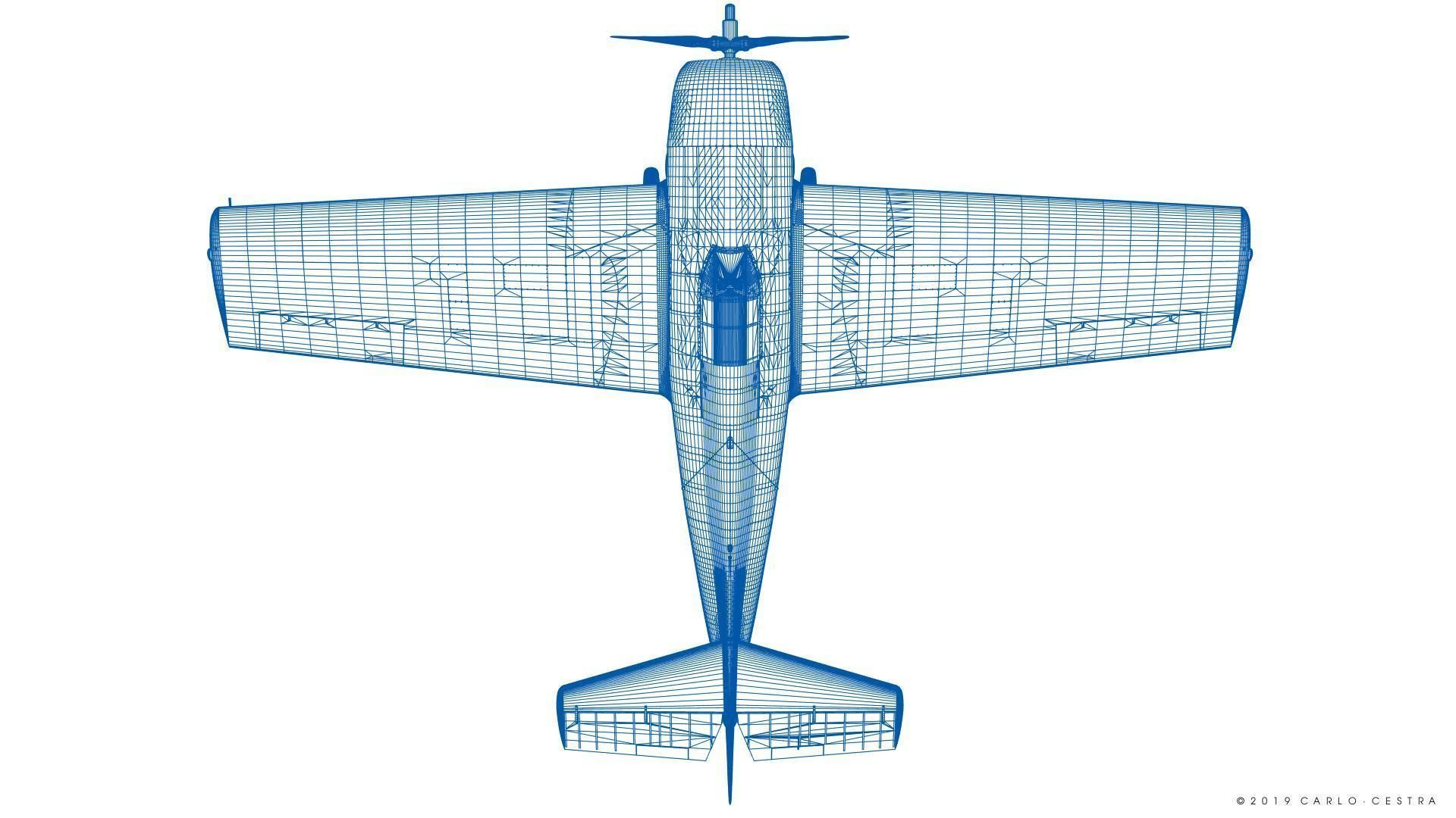 F4F-3 WILDCAT F1 -Felix-  Low-poly 3D model_72