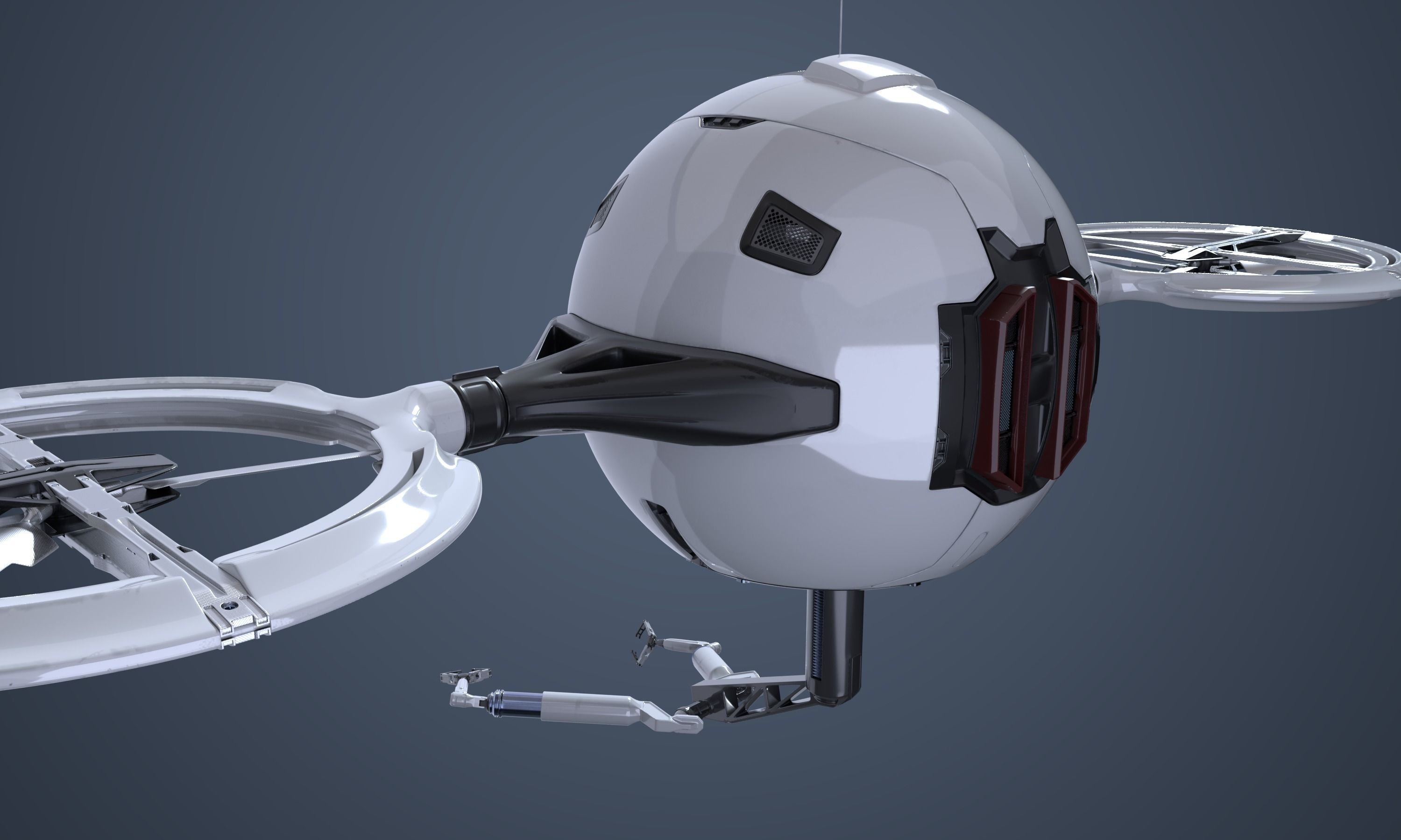 Maintenance Drone Mk1 Pack 3D model_11