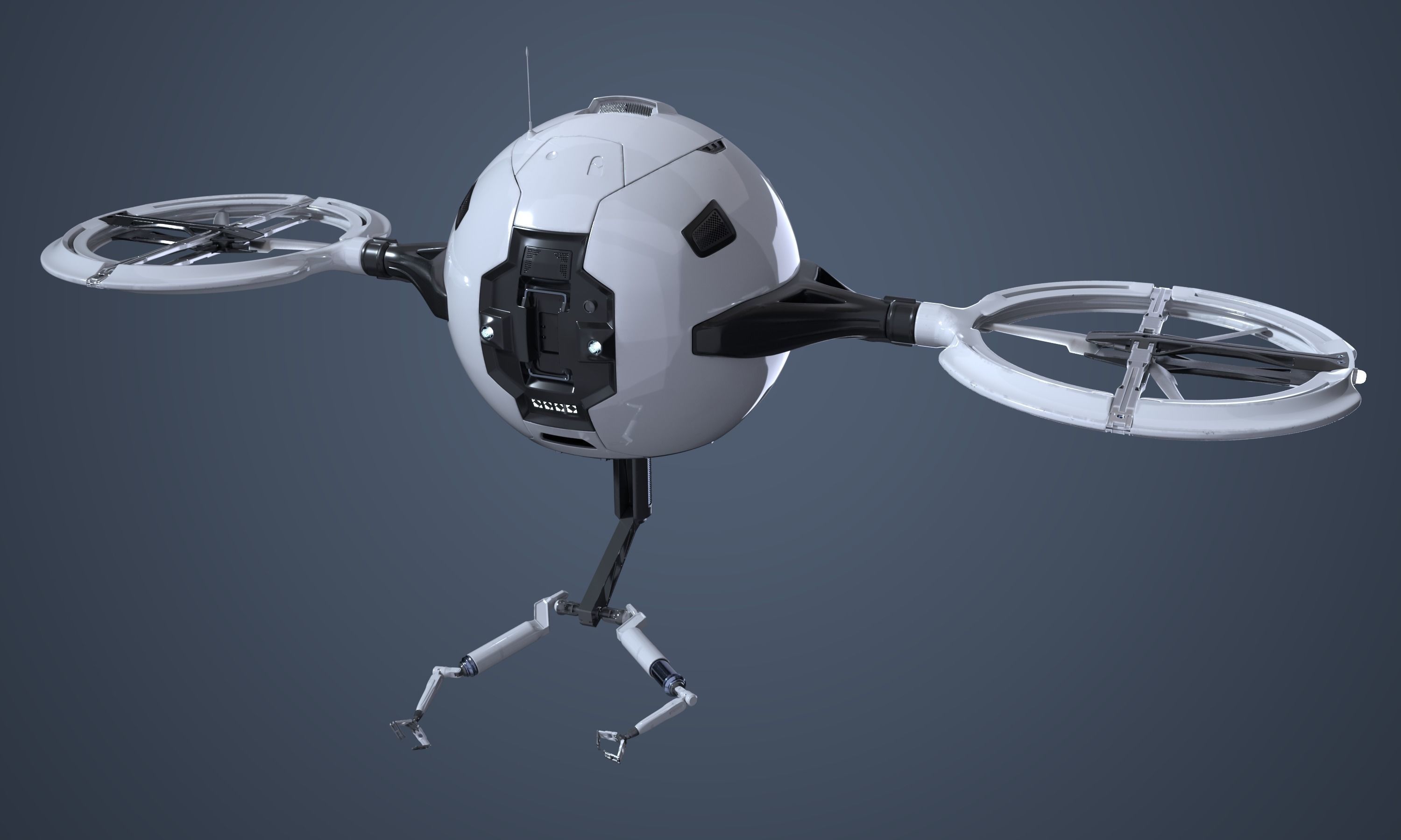 Maintenance Drone Mk1 Pack 3D model_9