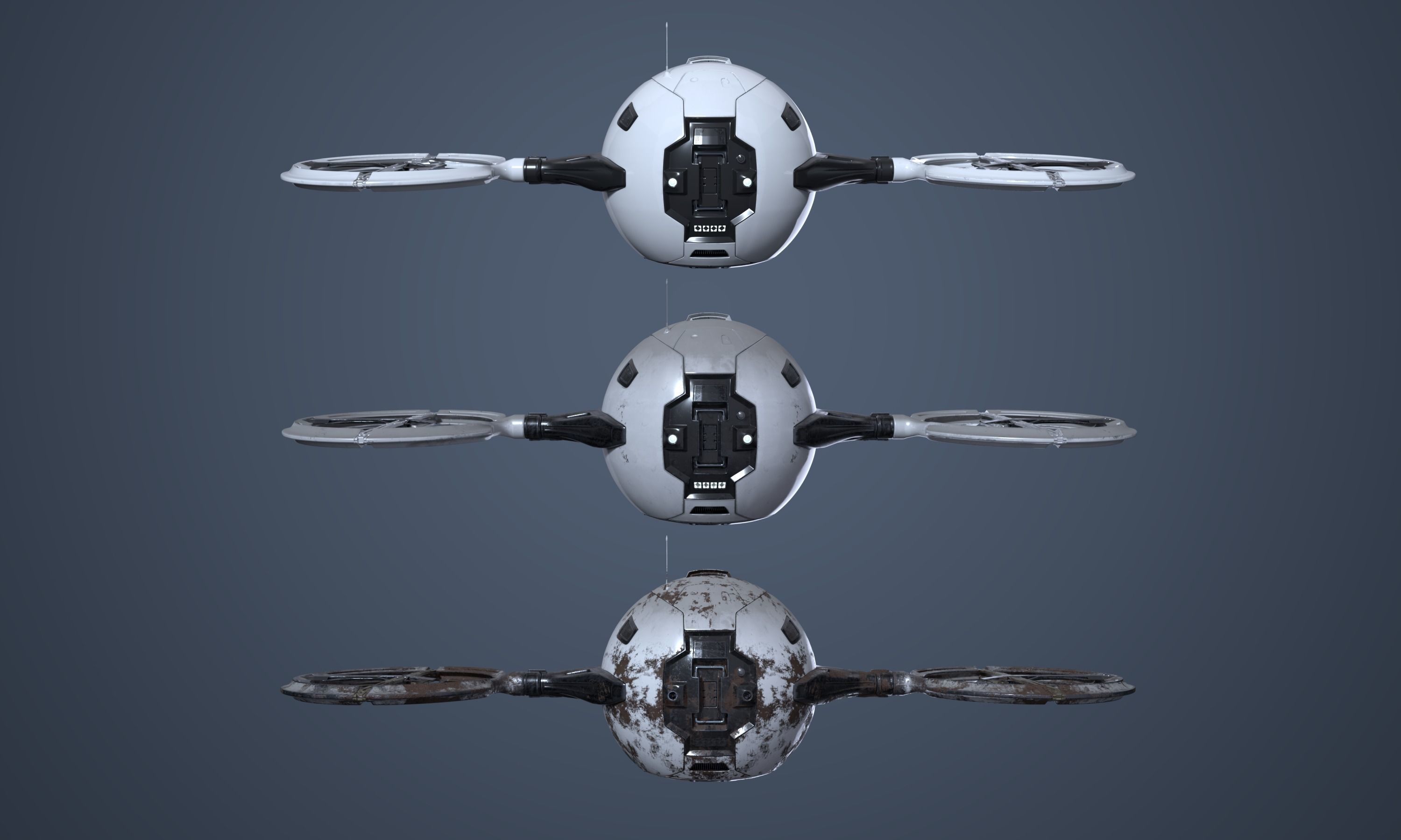 Maintenance Drone Mk1 Pack 3D model_2