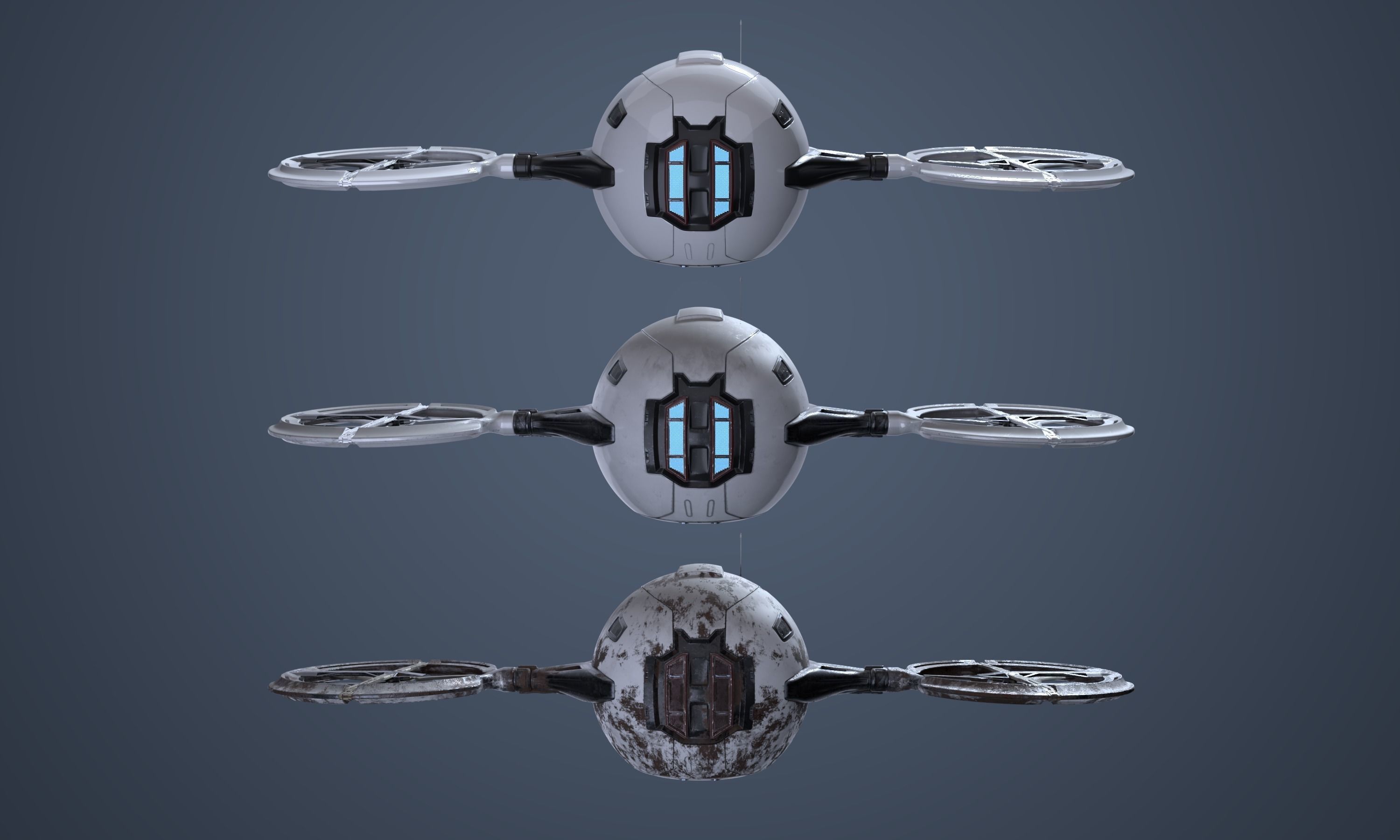 Maintenance Drone Mk1 Pack 3D model_3