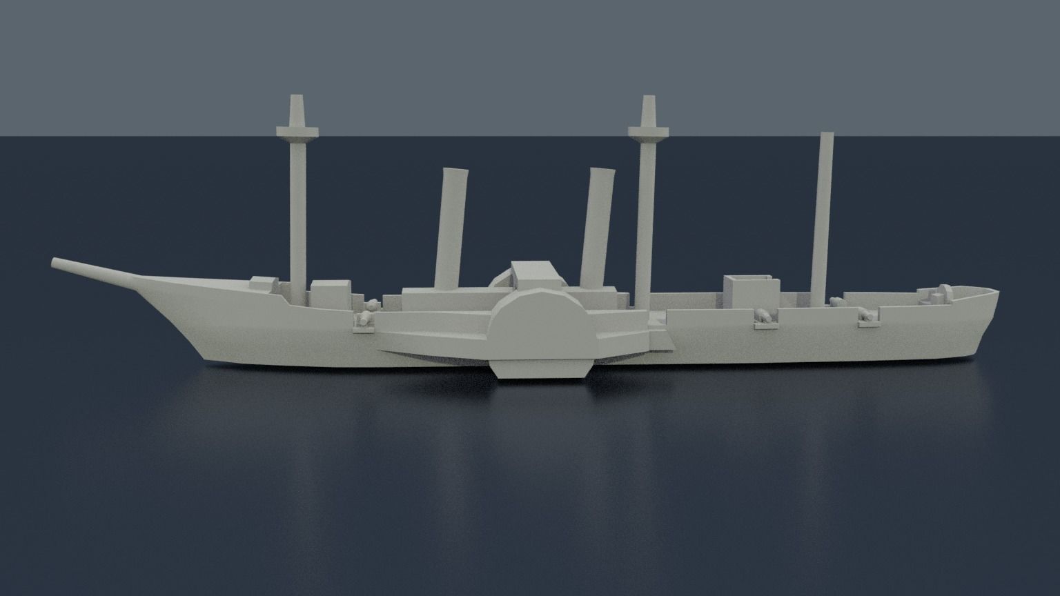 Paraguayan Steam Tacuari 3D print model_11