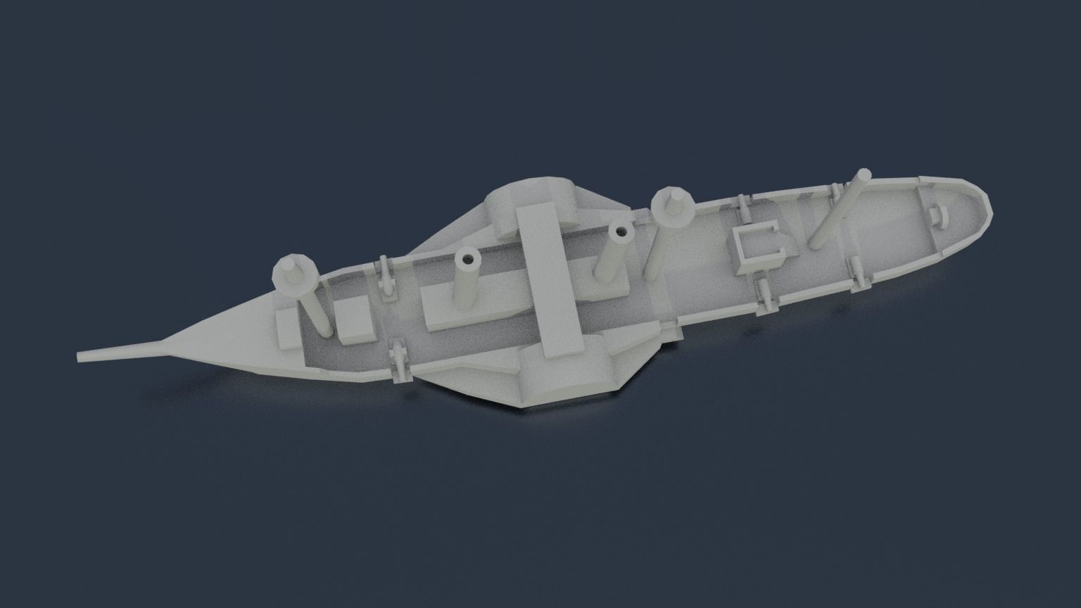 Paraguayan Steam Tacuari 3D print model_12