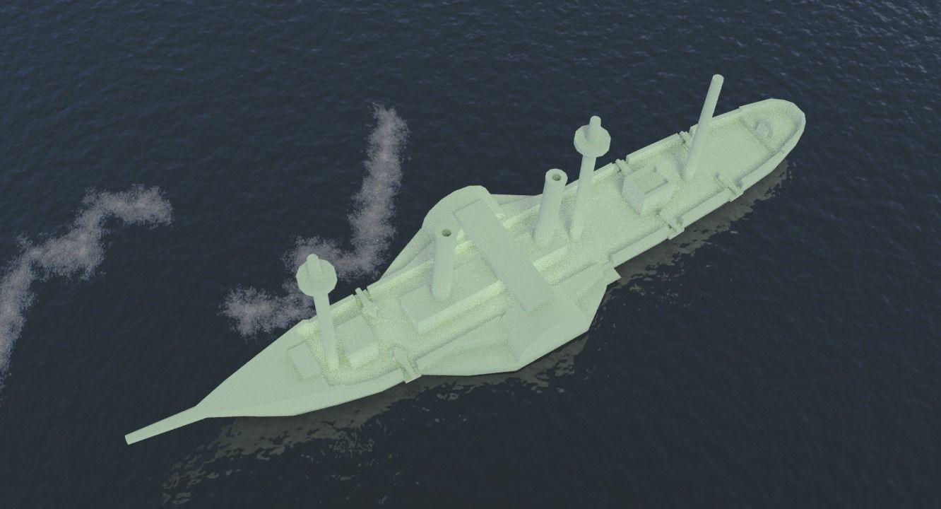 Paraguayan Steam Tacuari 3D print model_20