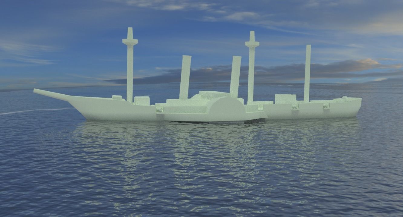 Paraguayan Steam Tacuari 3D print model_18