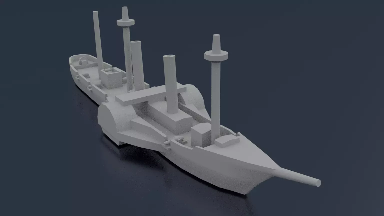 Paraguayan Steam Tacuari 3D print model_0
