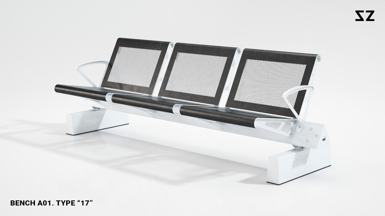 BENCH A01 PACKAGE 3D model_82