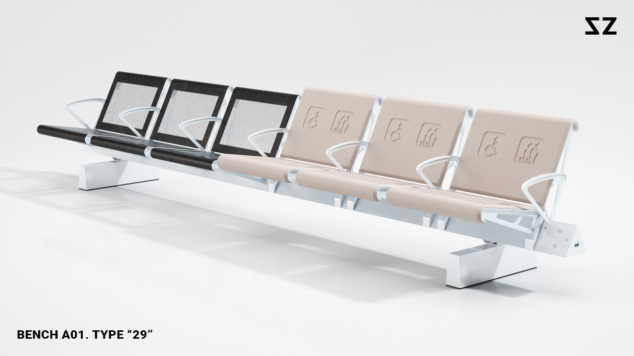 BENCH A01 PACKAGE 3D model_94