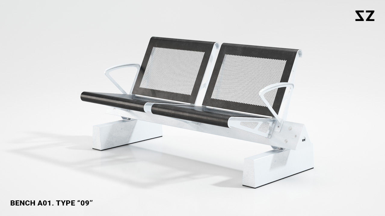 BENCH A01 PACKAGE 3D model_74