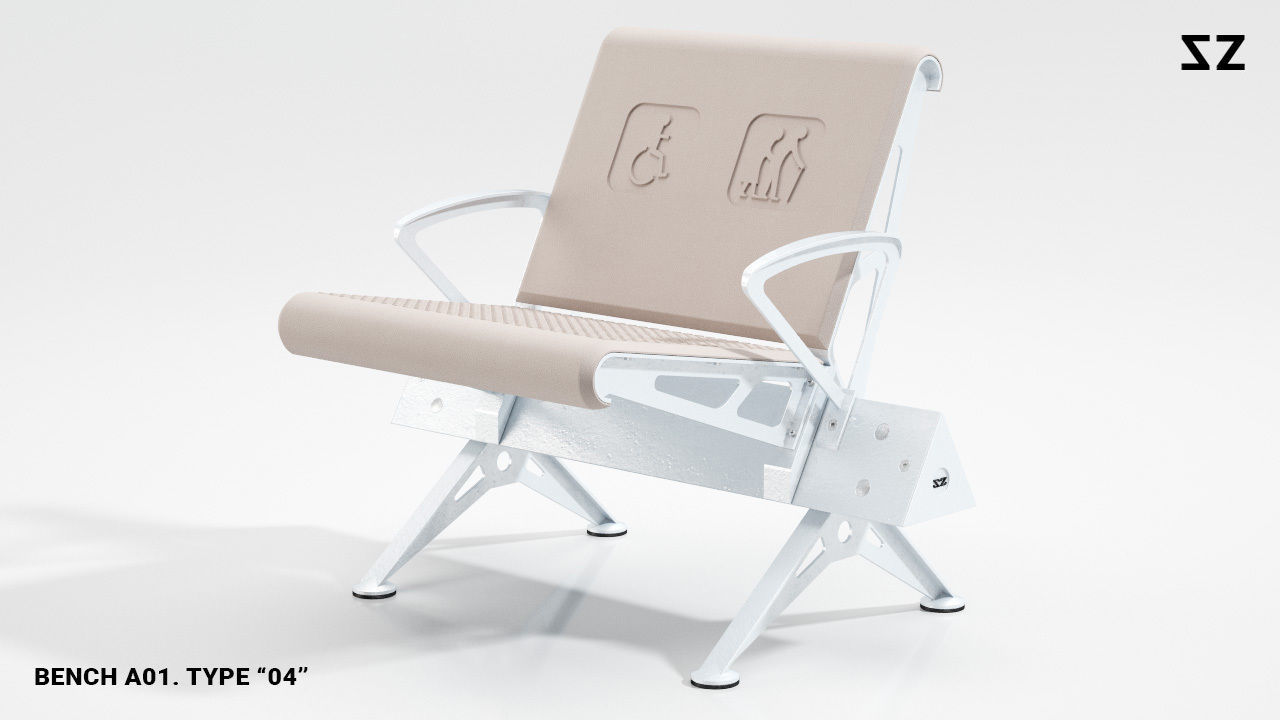 BENCH A01 PACKAGE 3D model_69