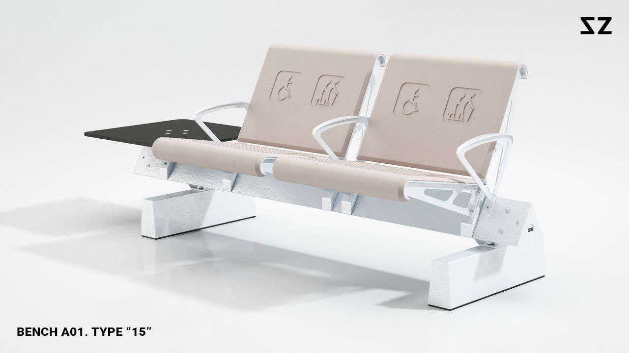 BENCH A01 PACKAGE 3D model_80