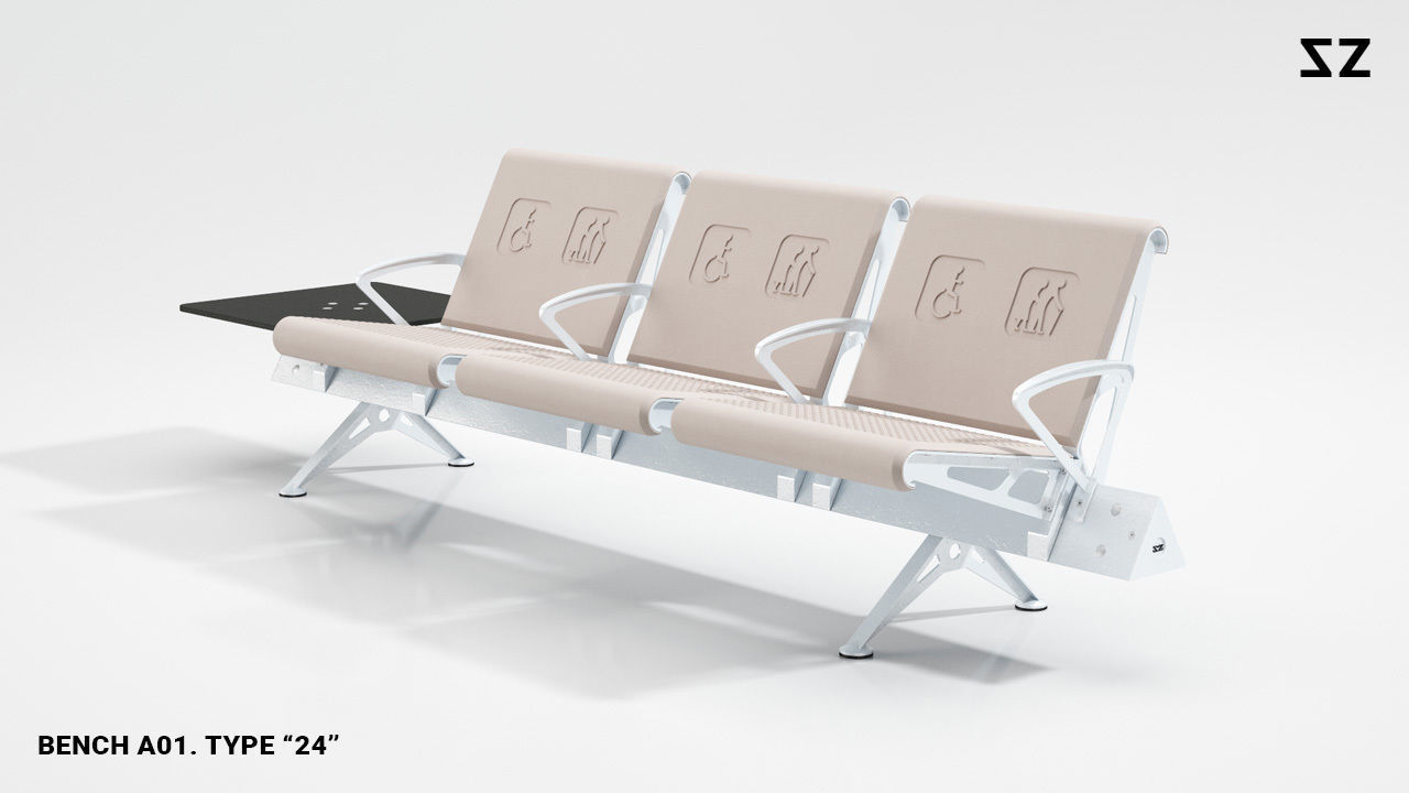 BENCH A01 PACKAGE 3D model_89