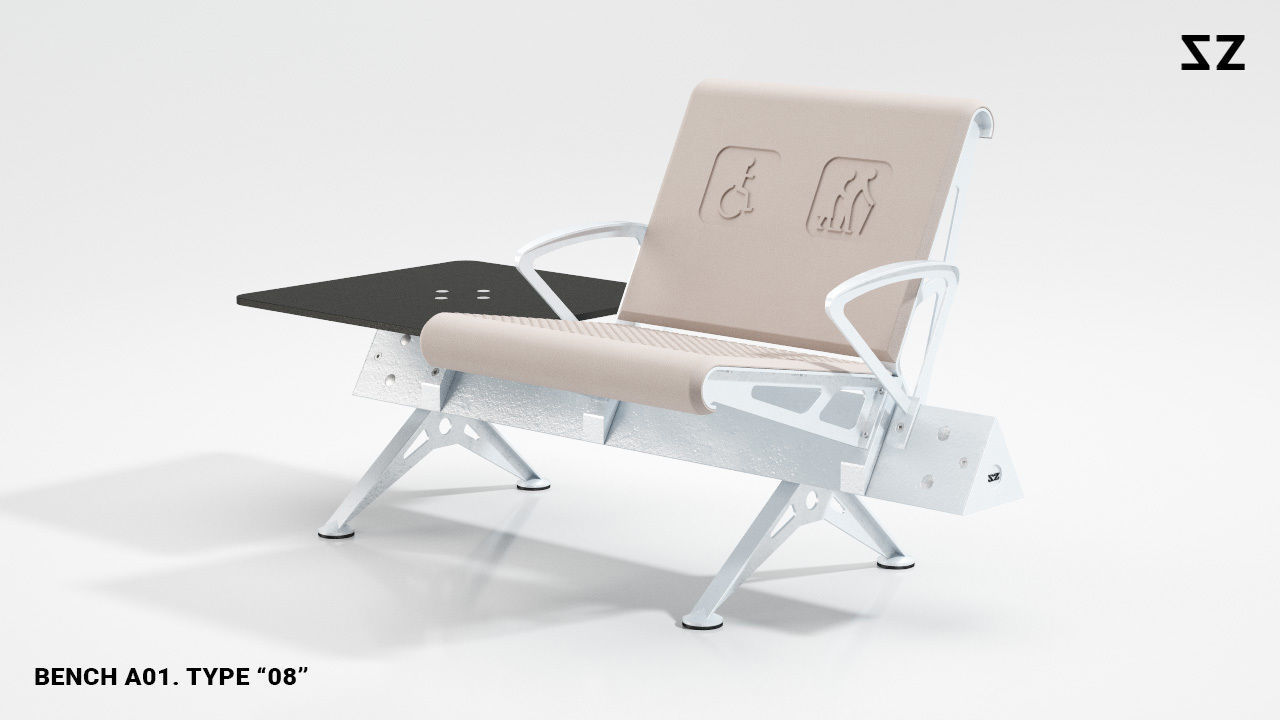 BENCH A01 PACKAGE 3D model_73