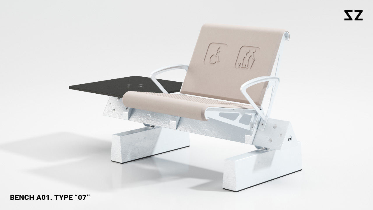 BENCH A01 PACKAGE 3D model_72
