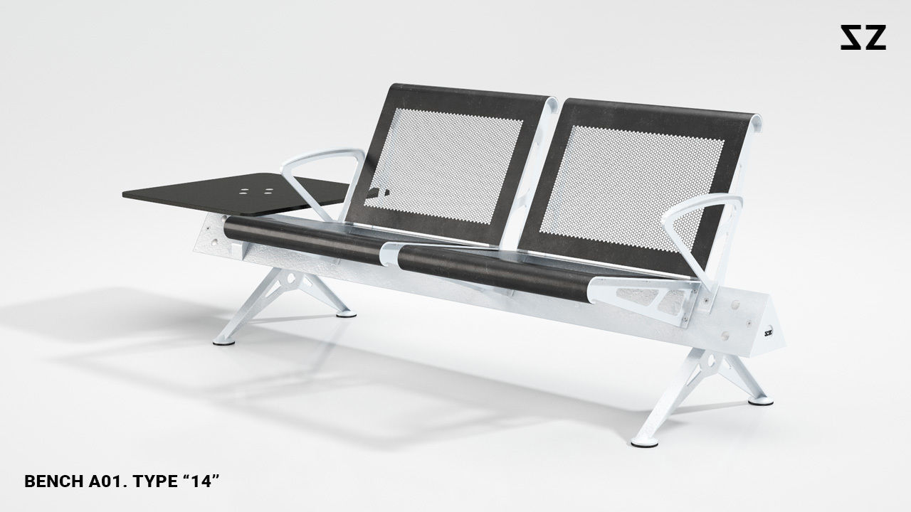 BENCH A01 PACKAGE 3D model_79