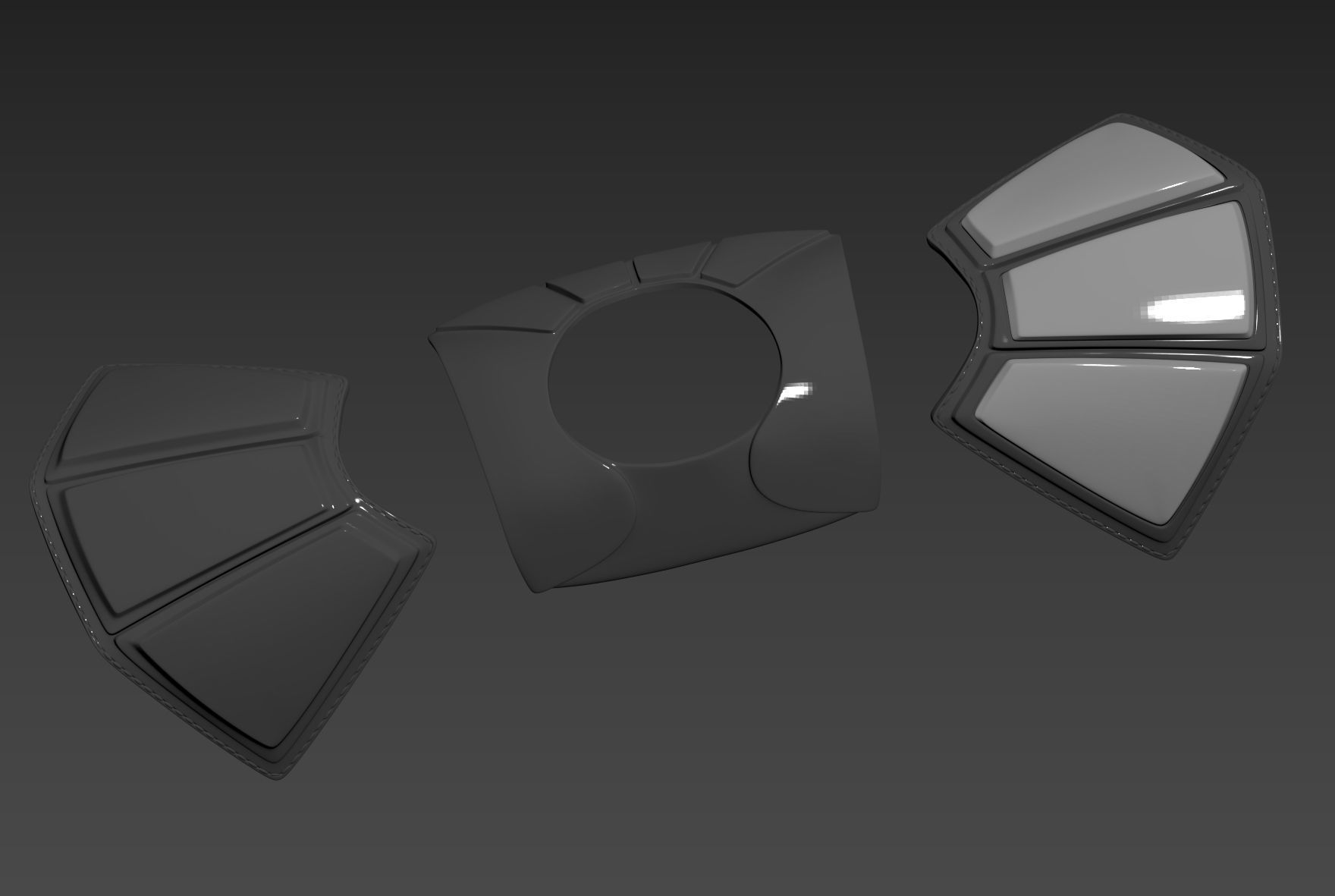 Star Wars ARC Clone Trooper Fives Pauldron 3D print model_3
