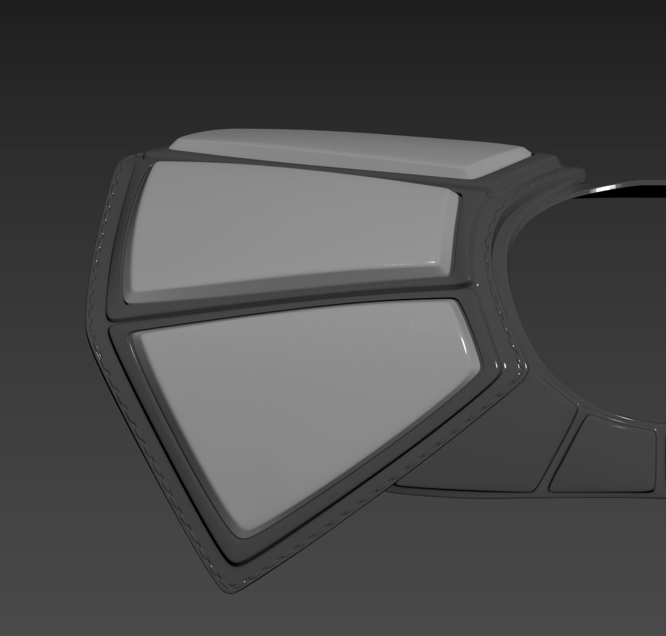 Star Wars ARC Clone Trooper Fives Pauldron 3D print model_1