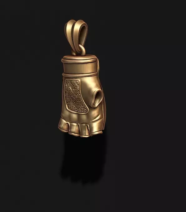 mma gloves pendant 3D print model_0