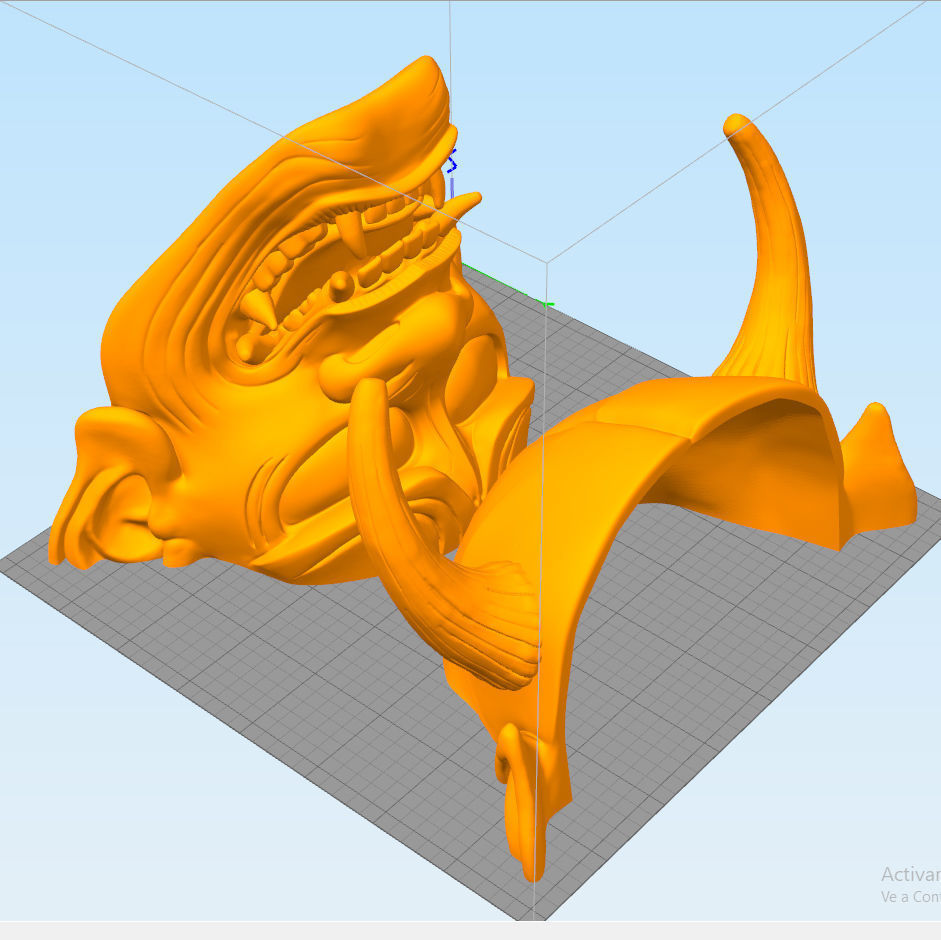 ONI MASK 3D print model_1