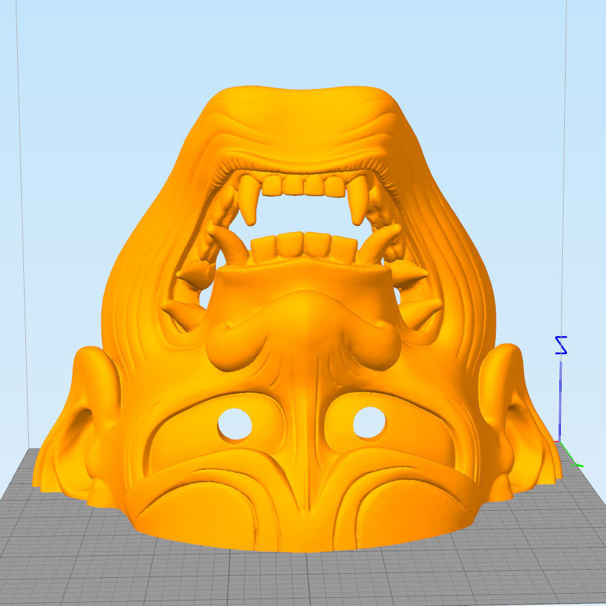 ONI MASK 3D print model_2