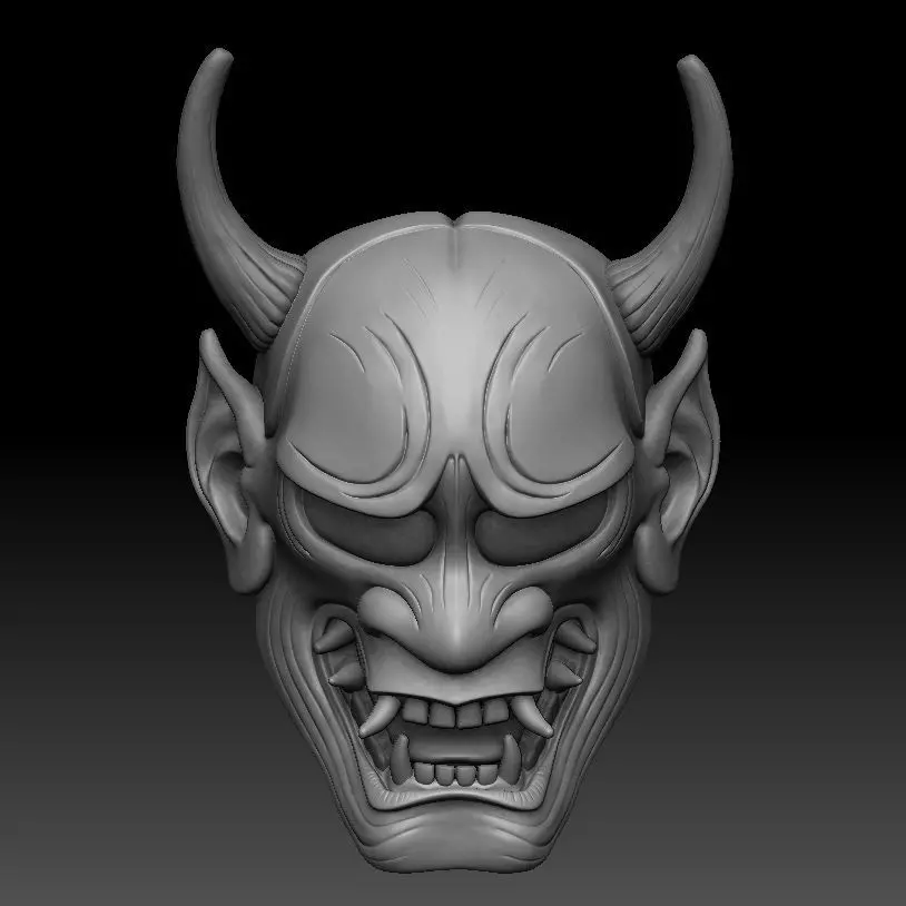 ONI MASK 3D print model_0