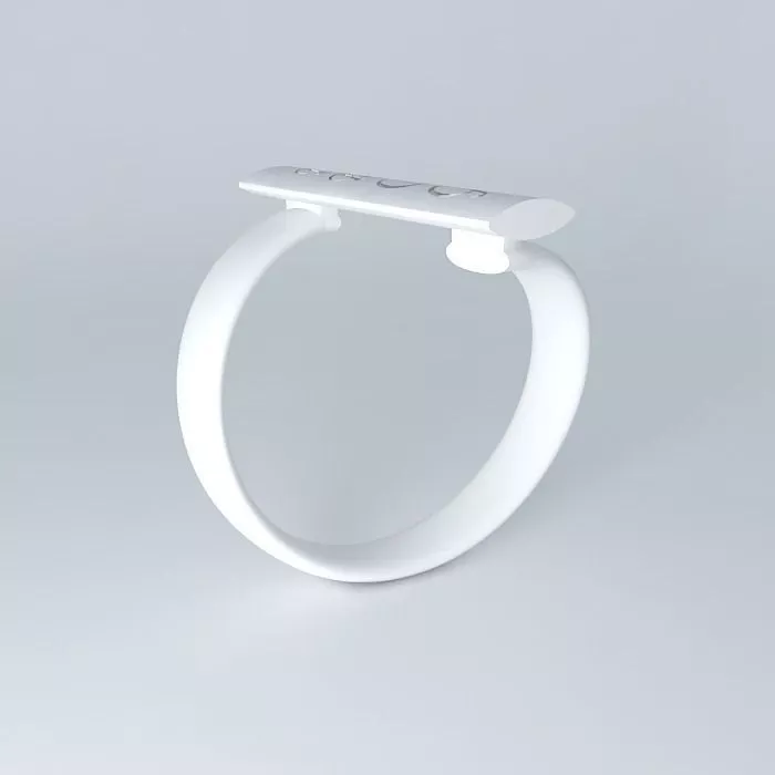 Frog Ring Free 3D model