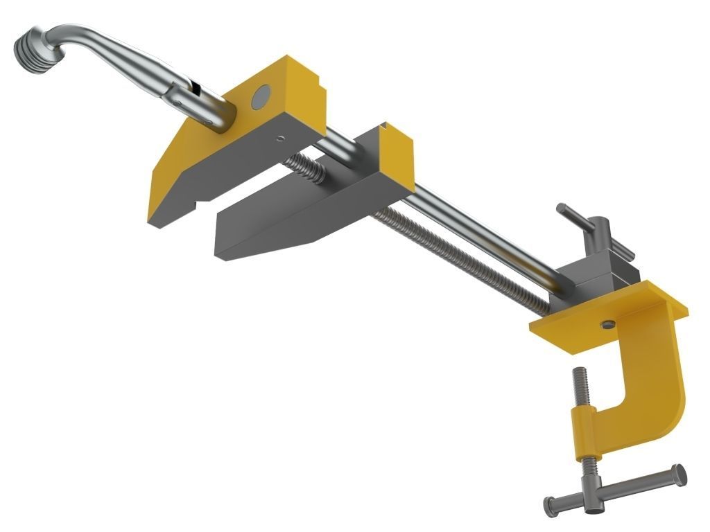 Float Lock Vise 3D model_9