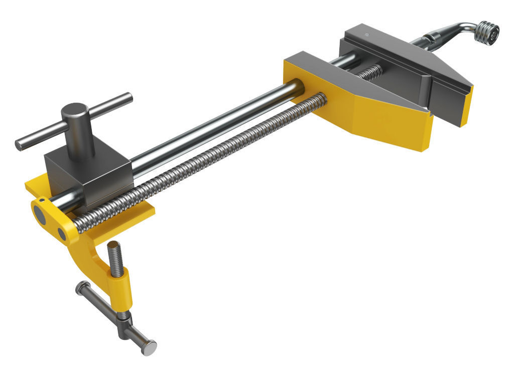 Float Lock Vise 3D model_4
