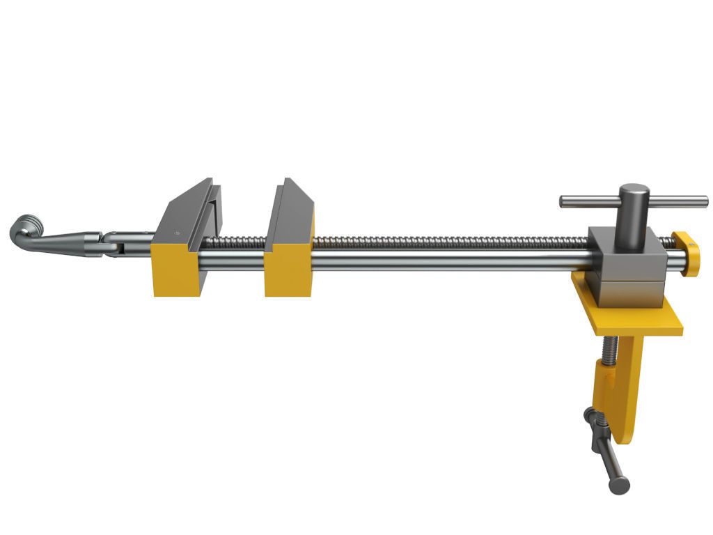 Float Lock Vise 3D model_1