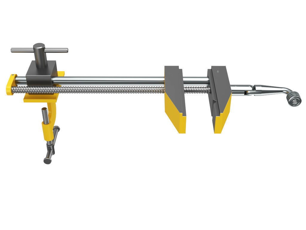 Float Lock Vise 3D model_5