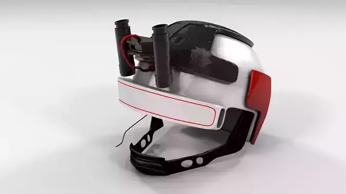 Soldier Military Helmet Scifi 3D Model