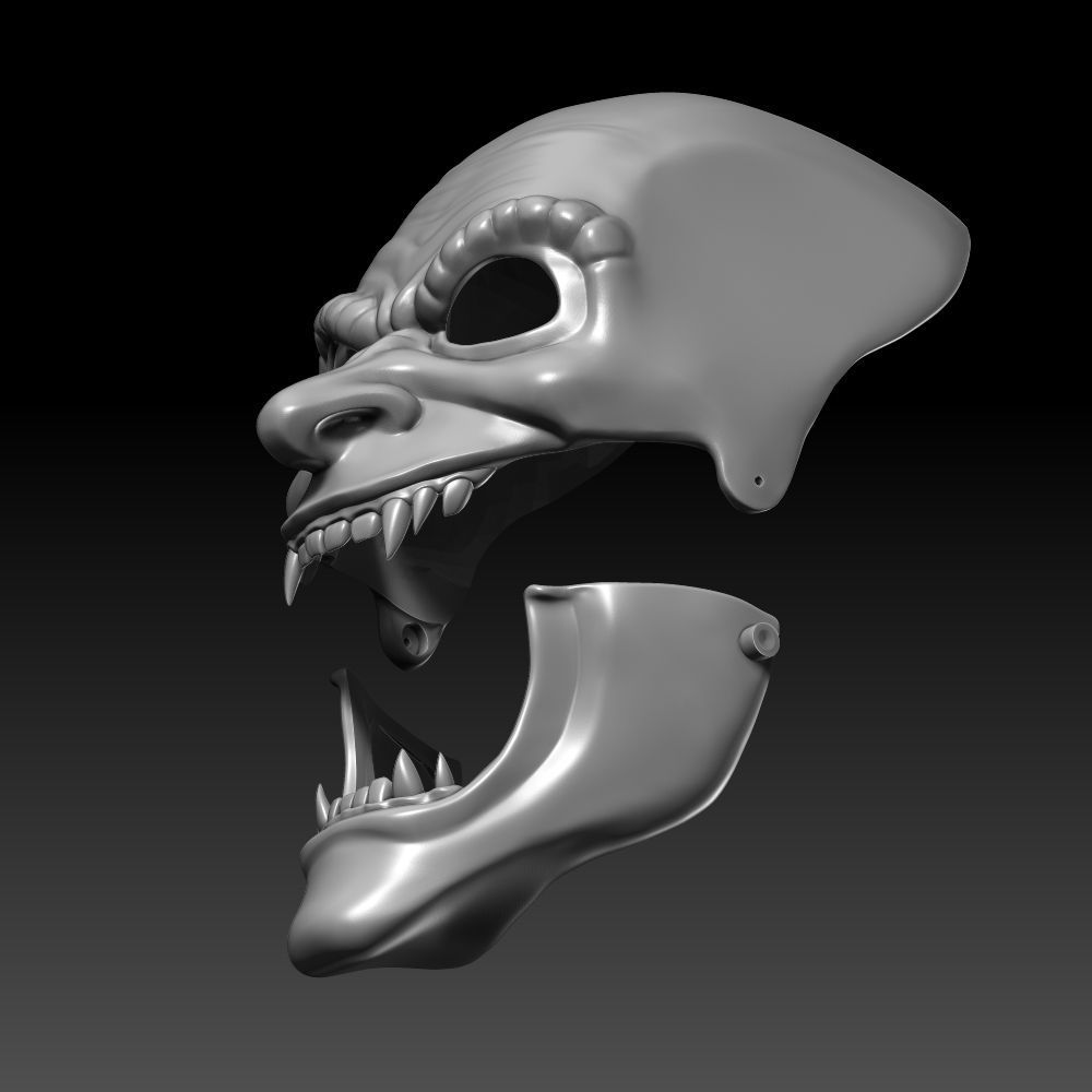 Hobgoblin Mask 3D Printable Model 3D print model_9