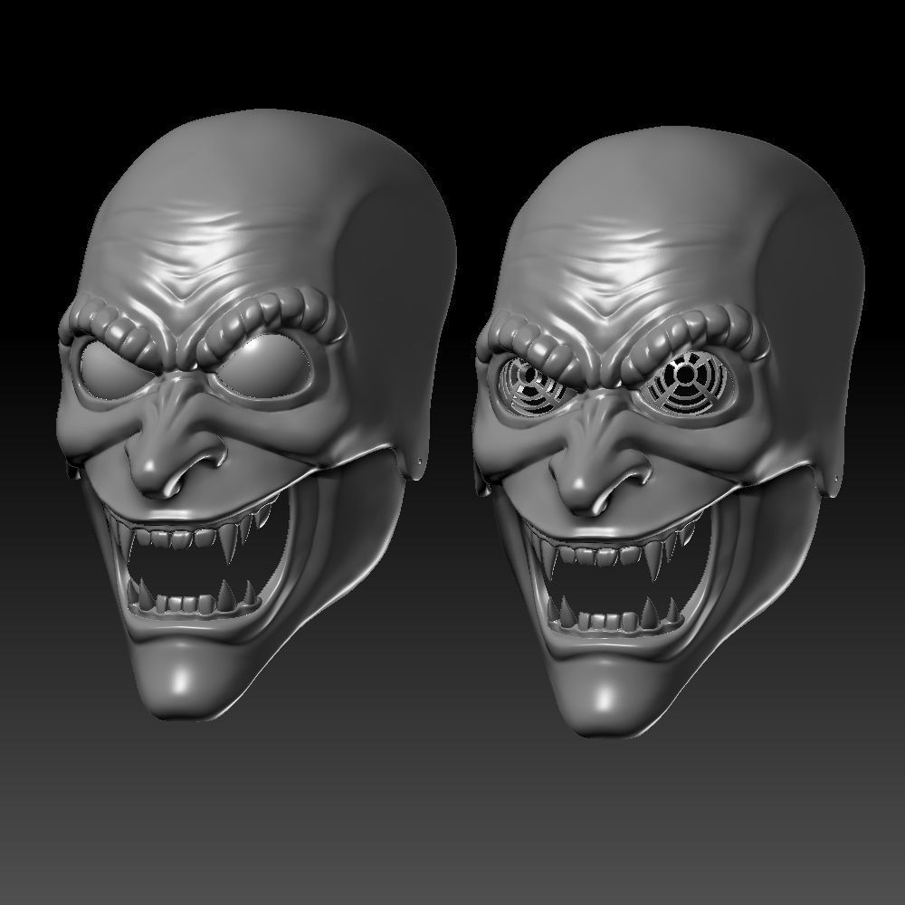 Hobgoblin Mask 3D Printable Model 3D print model_8