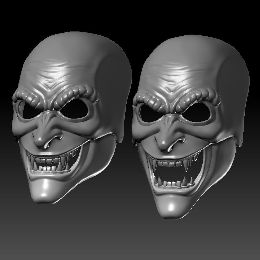 Hobgoblin Mask 3D Printable Model 3D print model_5