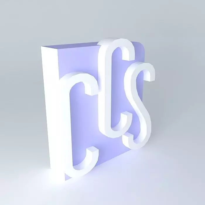 CCS logo Free 3D model_0