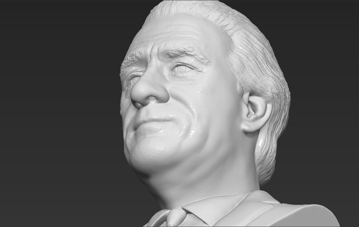 Robert De Niro bust ready for full color 3D printing 3D print model_43