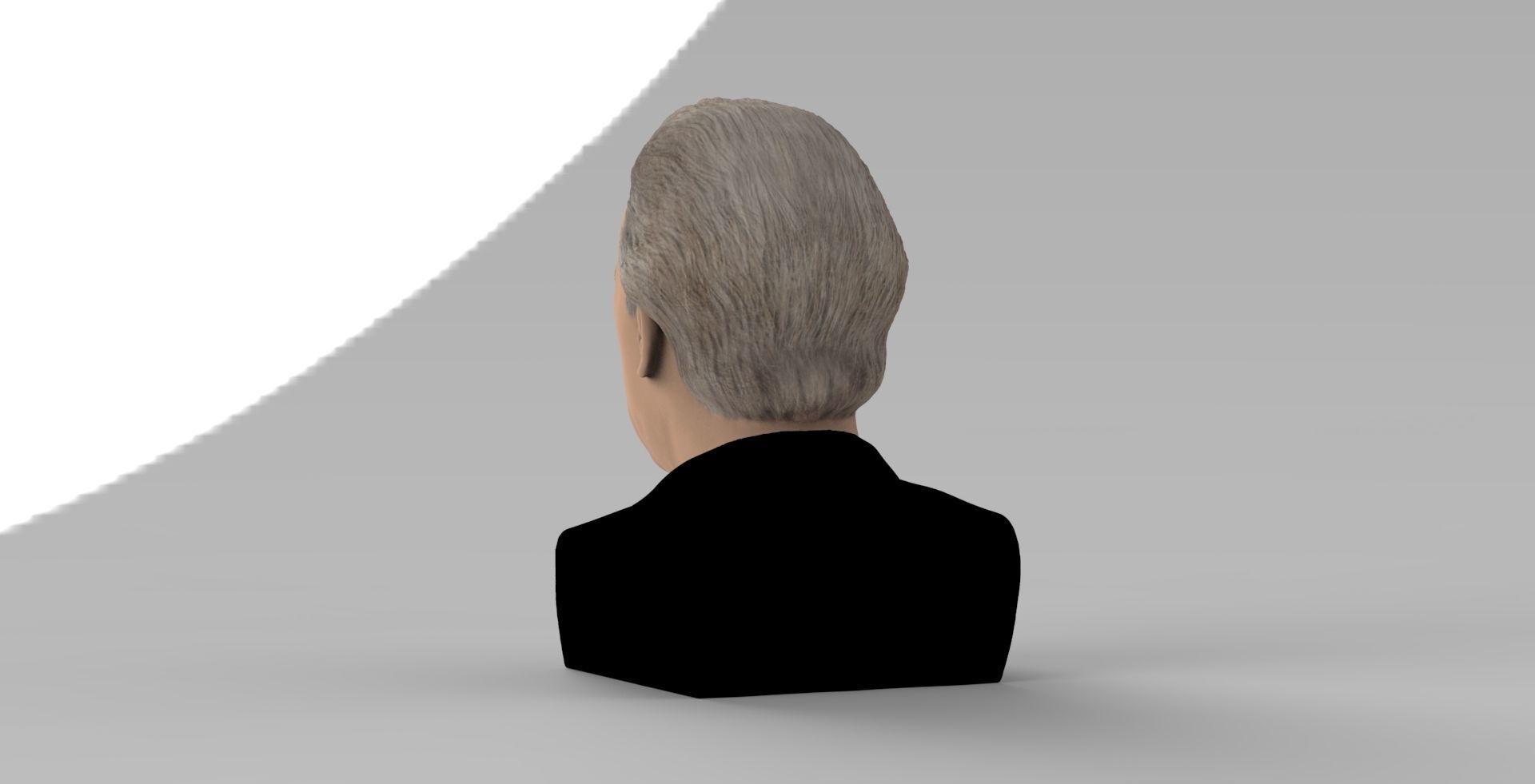 Robert De Niro bust ready for full color 3D printing 3D print model_4