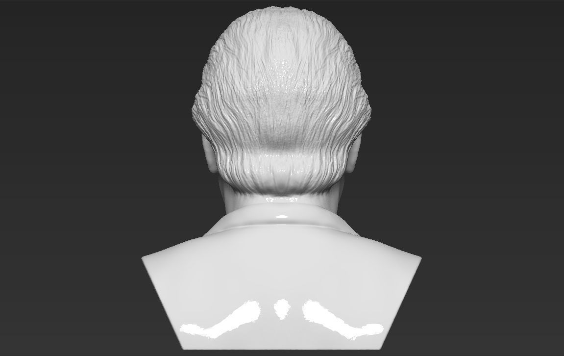 Robert De Niro bust ready for full color 3D printing 3D print model_27